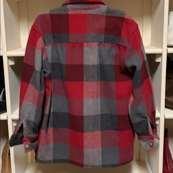 Field jacket!! Work jacketOversized plaid shirt/jacket. Layer it up! - Picture 7 of 8